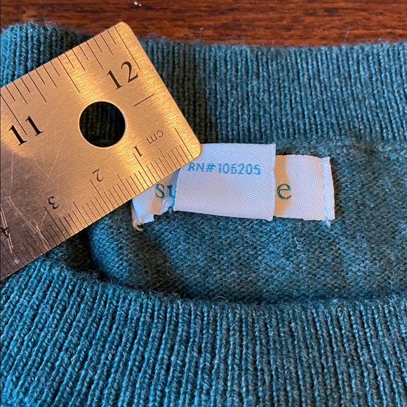 SUNDANCE Green Sheep Sweater “I Love Ewe” Design Size S Small Wool Blend - Picture 5 of 16